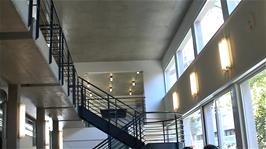 The dining room at Sion youth hostel